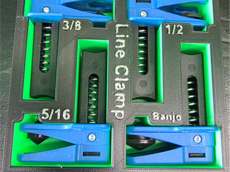 BRAKE LINE CLAMP HOLDER