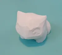 Pot de fleurs Bulbizarre low poly (Pokémon) — photo 2