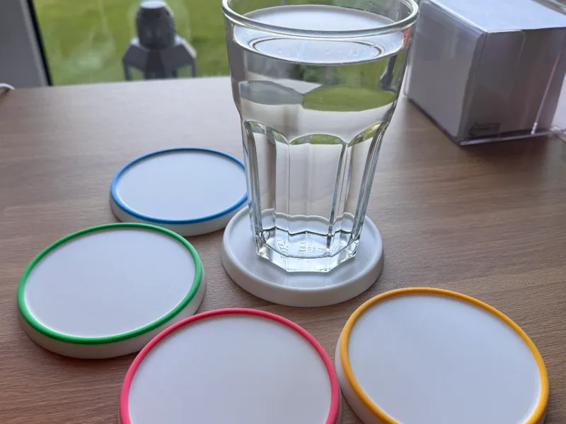 Elegant Stacking Coasters (Single & Dual Color)