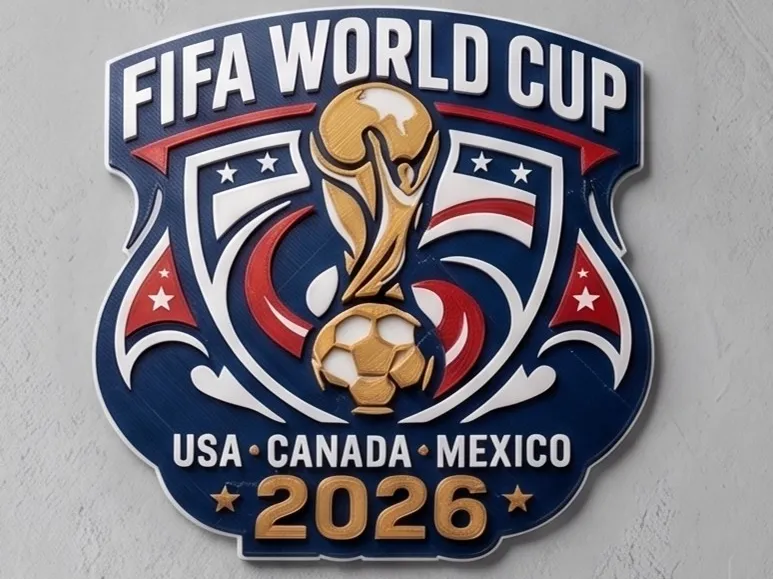 FIFA World Cup 2026 Wall Sign Keyhole Mount 