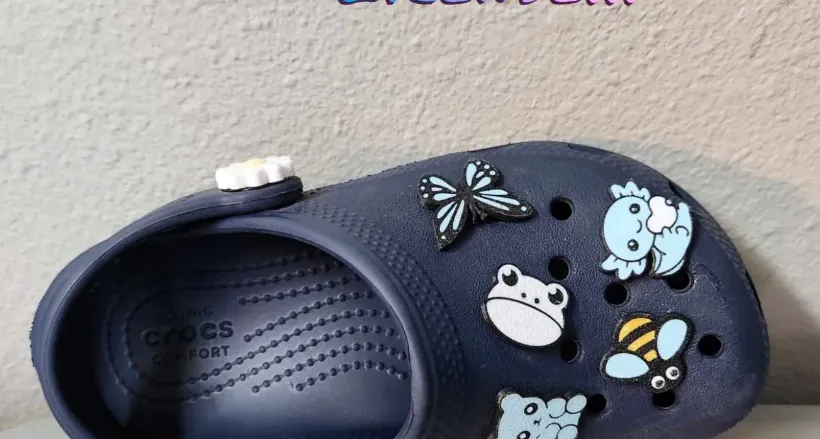 Frog croc charm (kids crocs) by Quirkys3dprintingMakerWorld: Download ...