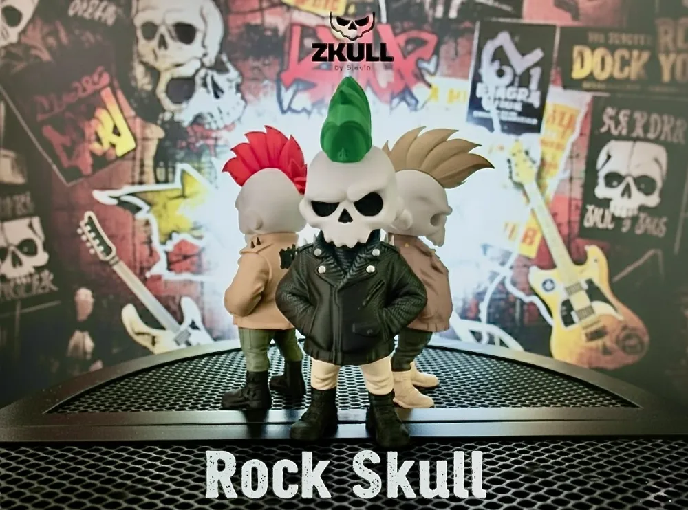 Rock Skull - Halloween Figurine (ZKULL Collection) by Slevin