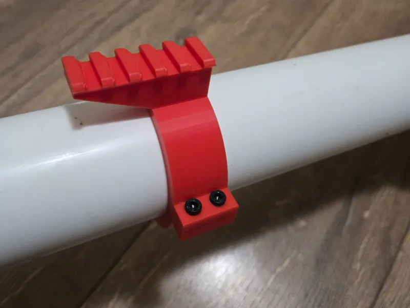 2 inch Potato Cannon Picatinny Rail Mount(v1)