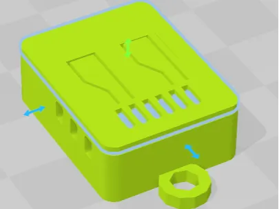 ESP32 S3 mini case keychain