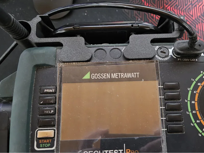 Halterung Tastatur/Sonde Gossen Metrawatt Secutest