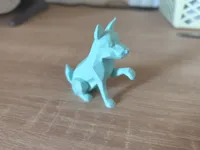 Chien low poly — photo 1
