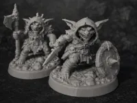 Duo de gobelins — figurines de jeu de plateau — photo 2
