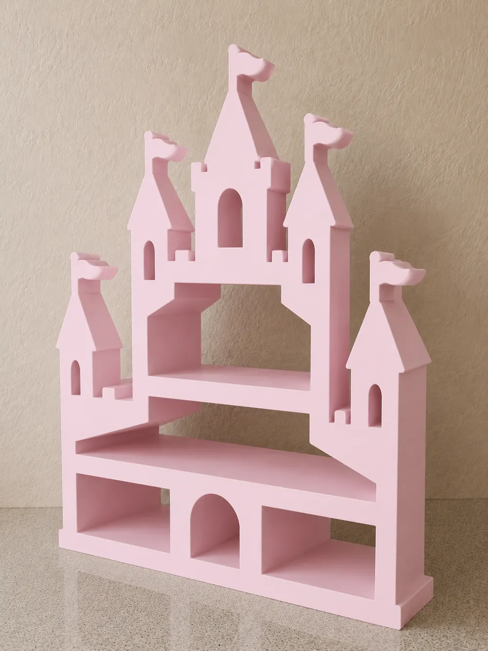 Castle Shelf | Princess & Knight Decor - Free 3D Print Model - MakerWorld