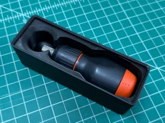 Gridfinity 1x3x6 Holder for LTT Stubby Screwdriver