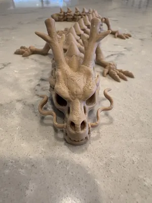 Chinese Skeleton Flexi Dragon - Free 3D Print Model - MakerWorld