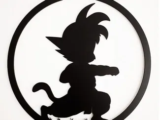Plaque murale Son Gohan DBZ