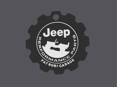 Jeep Performance Parts Keychain