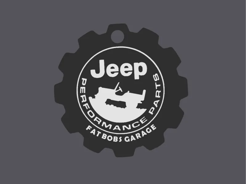 Jeep Performance Parts Keychain