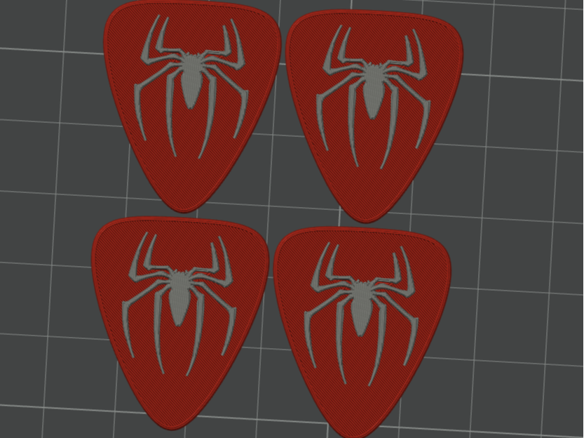 Spider-man Guitar Pick 1mm