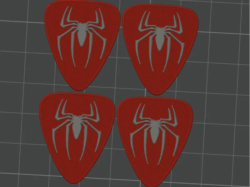 Spider-man Guitar Pick 1mm