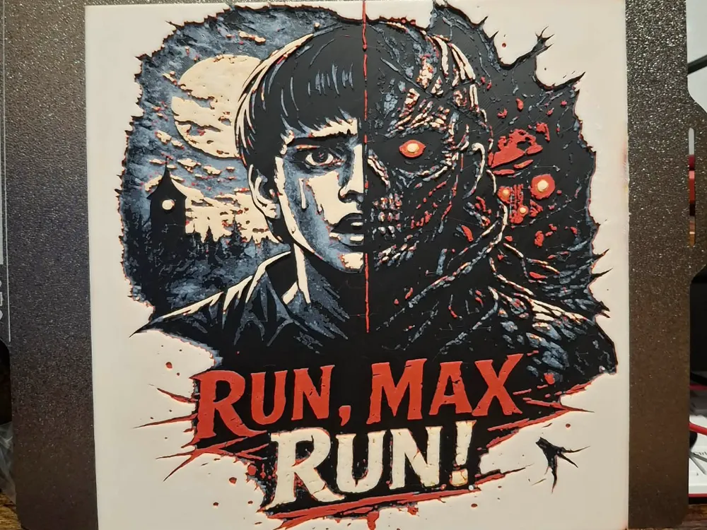 Run Max - Stranger things - Hueforge - 4 colours