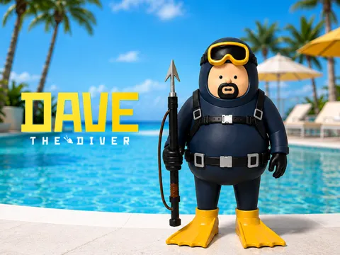 Figura decorativa: DAVE THE DIVER – Dave Pool Figure — referencia de MakerWorld