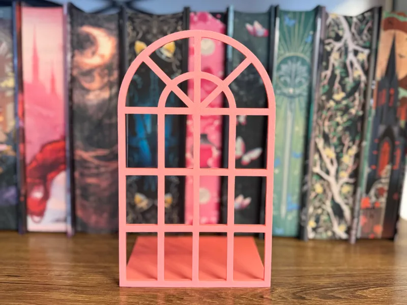 Window Bookend – Minimalist Bookshelf Decor