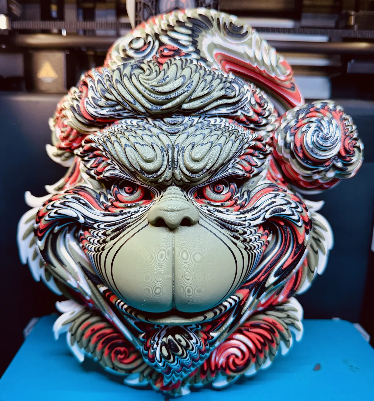 Holiday Villain Relief Wall Hanger – ColorStacked view 4