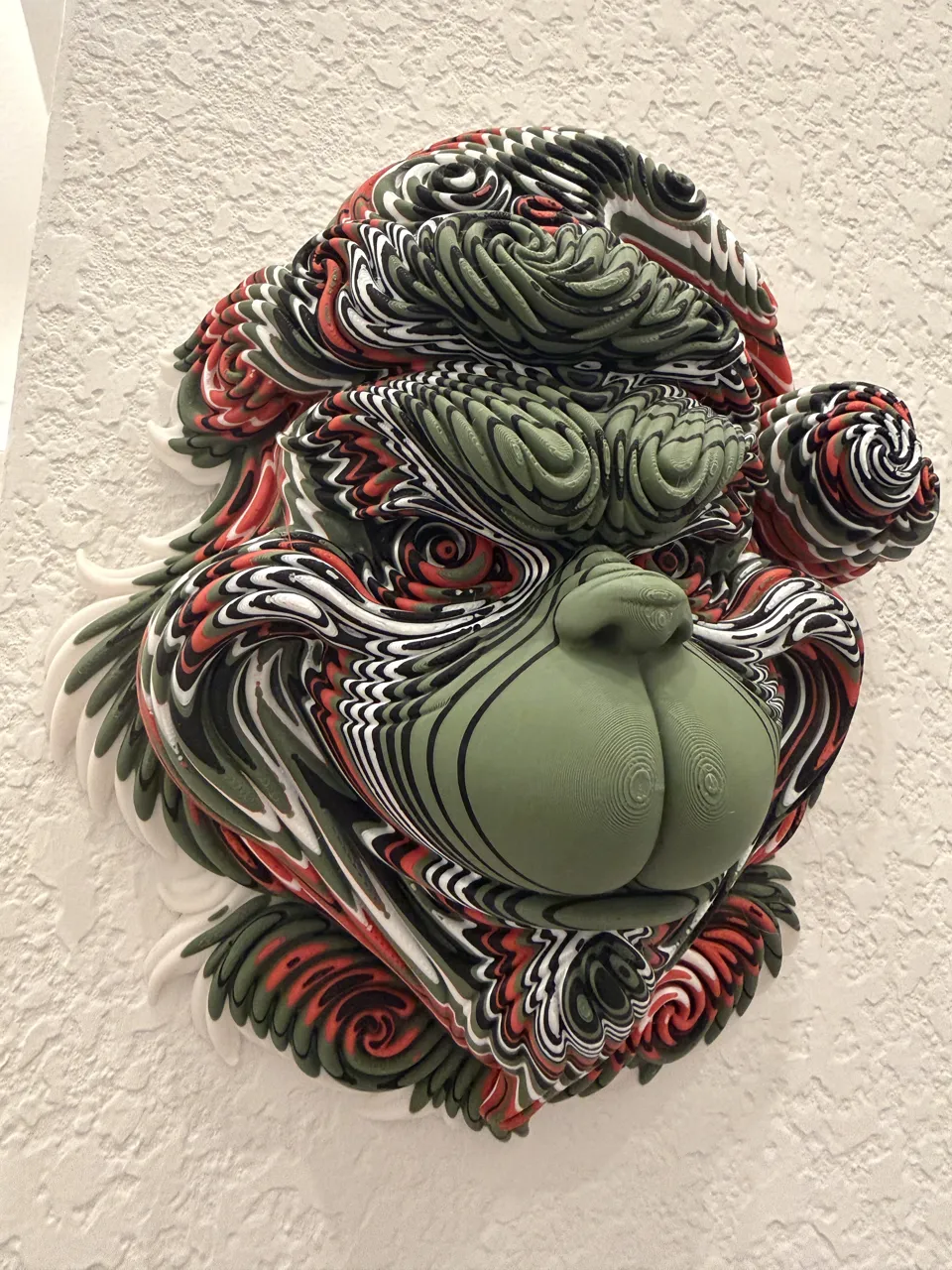 Holiday Villain Relief Wall Hanger – ColorStacked view 3