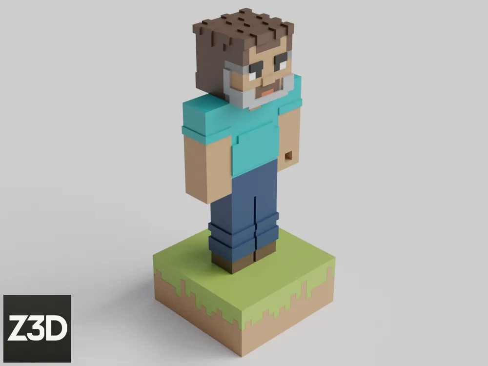 Steve de Minecraft [Jack Black] (AMS Opcional) - Modelo gratuito