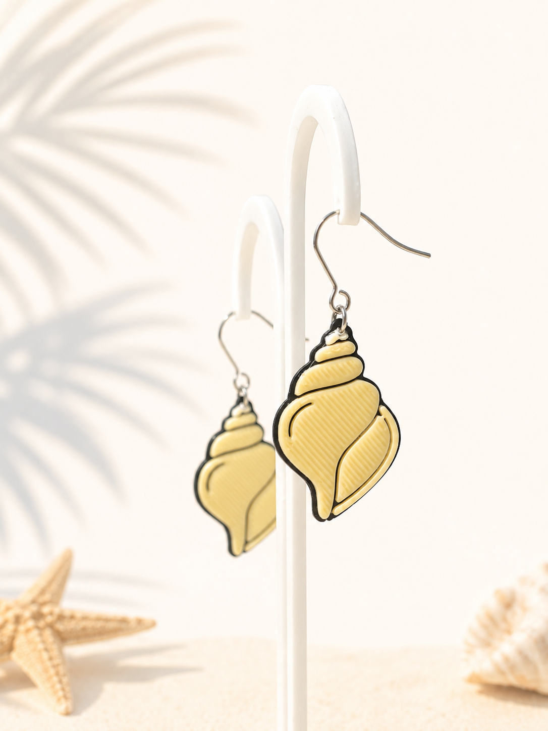 Miniatura 3 do modelo 3D Seashells Earrings Collection