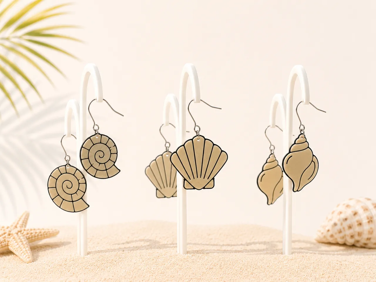 Seashells Earrings Collection view 2