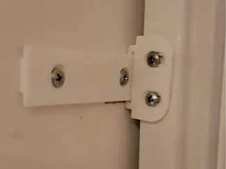 Integrated fridge door slider replacement