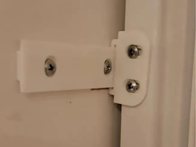 Integrated fridge door slider replacement