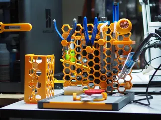 Honeycomb Solder Station + Vertical Spool Tower