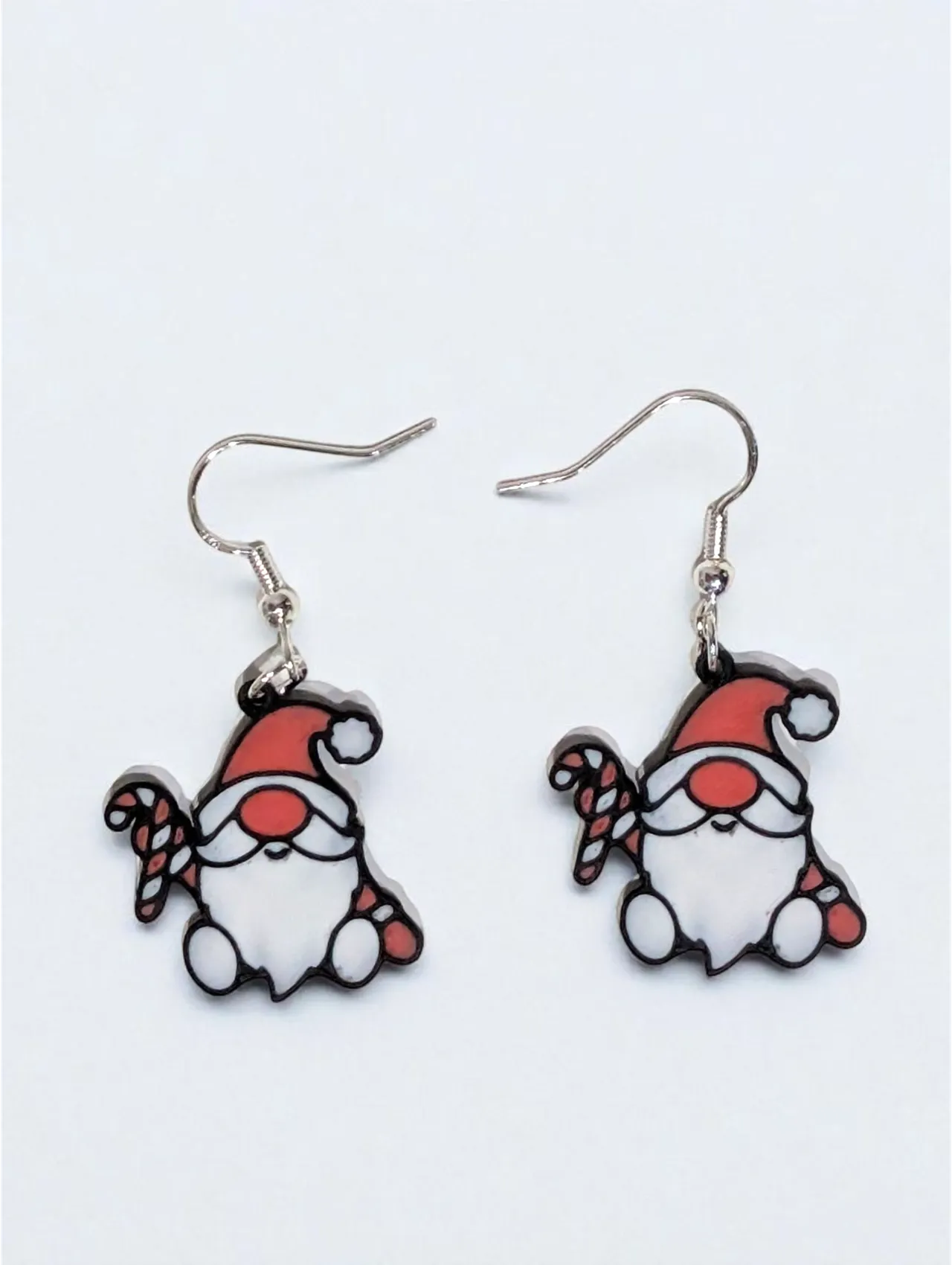 Santa Gnome Earrings view 3
