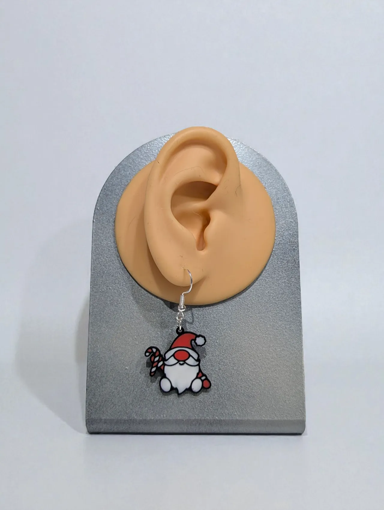 Santa Gnome Earrings view 2