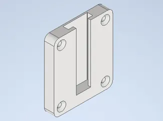 wallmount with t-nut