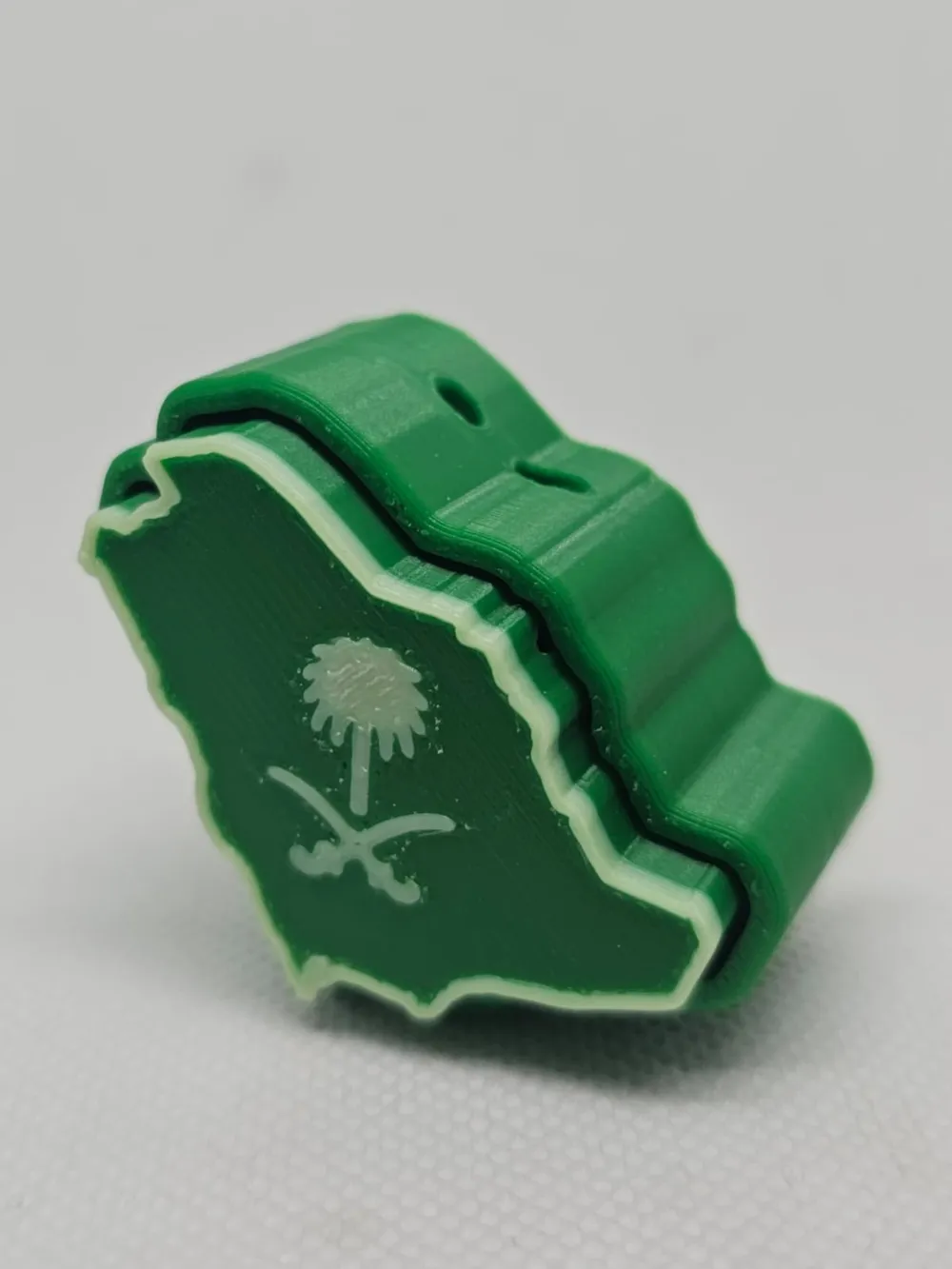 Saudi Arabia Map Fidget Clicker - Free 3D Print Model - MakerWorld