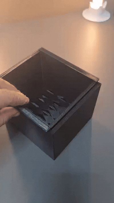 Gutter screen designed for campsite