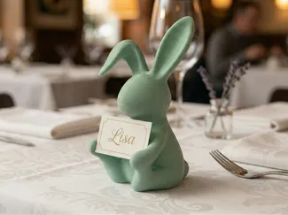 Easter Rabbit Place Card Holder