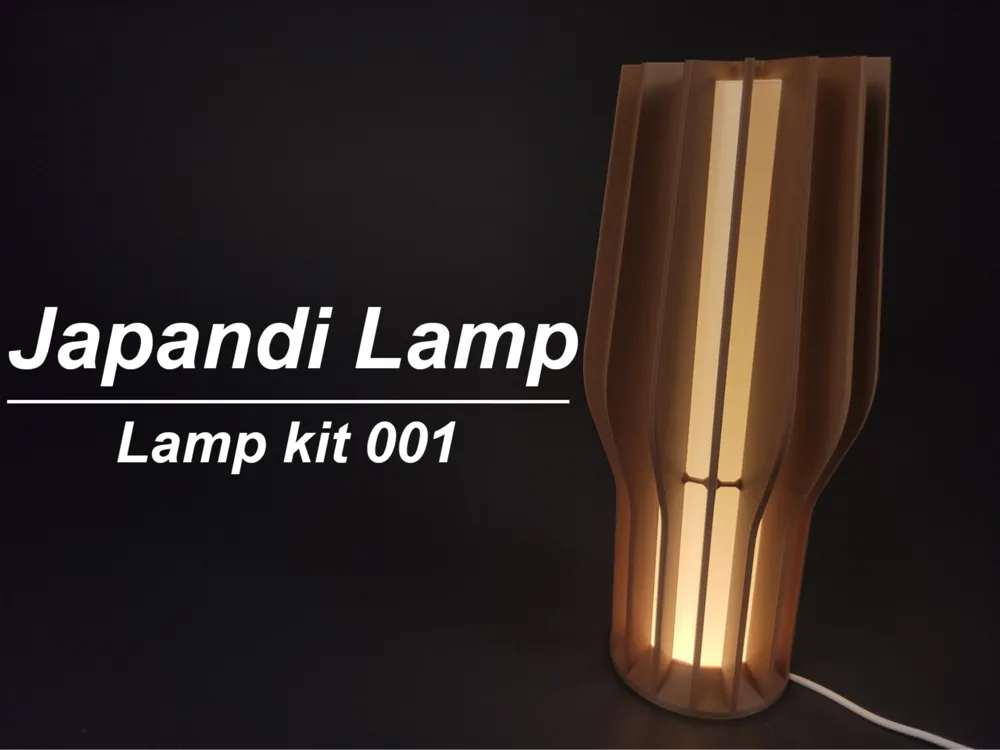 Japandi Lamp kit 001 - Free 3D Print Model - MakerWorld