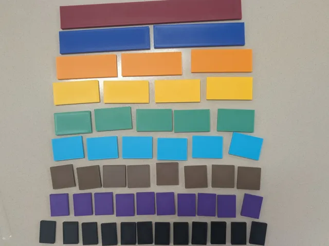 Blank Fraction Bars
