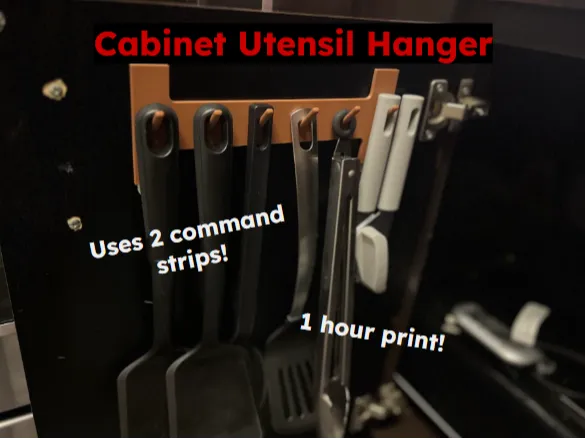 Cabinet Utensil Hanger