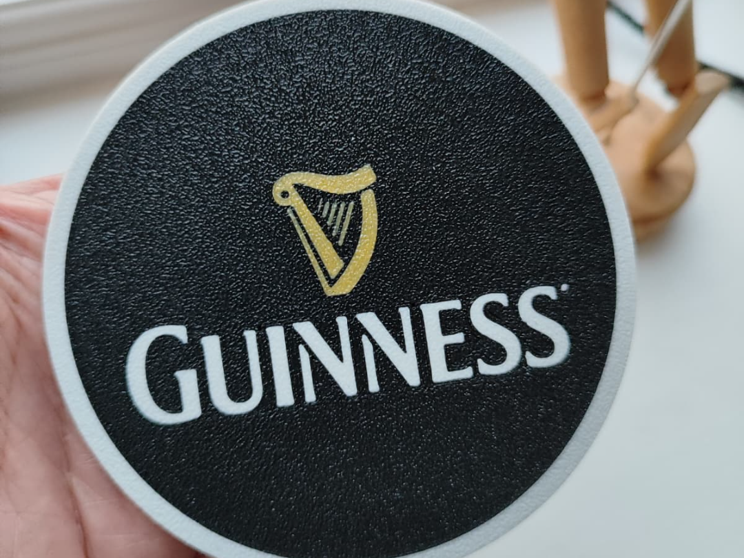Guinness Beer Round Coaster