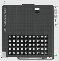Set 2: Numbers 50-99, 0.2mm layer, 2 walls, 15% infill