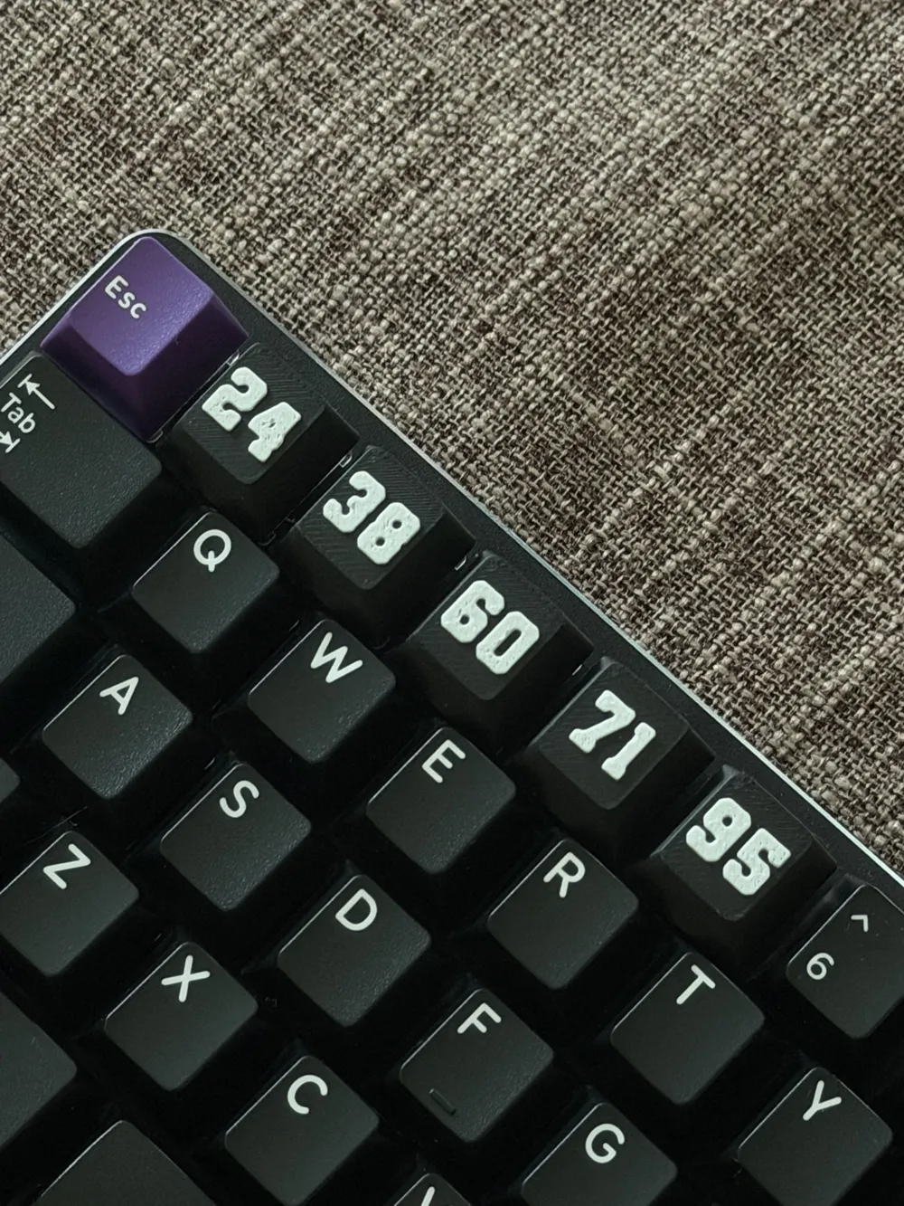 0-99 Numbered Keycaps - Sport/Uniform/Jersey - Free 3D Print Model ...