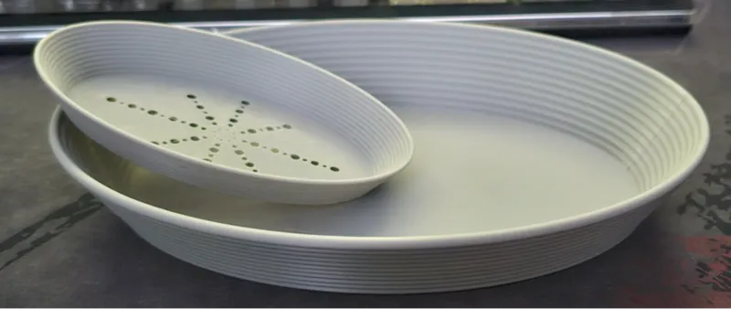 Oval bowl