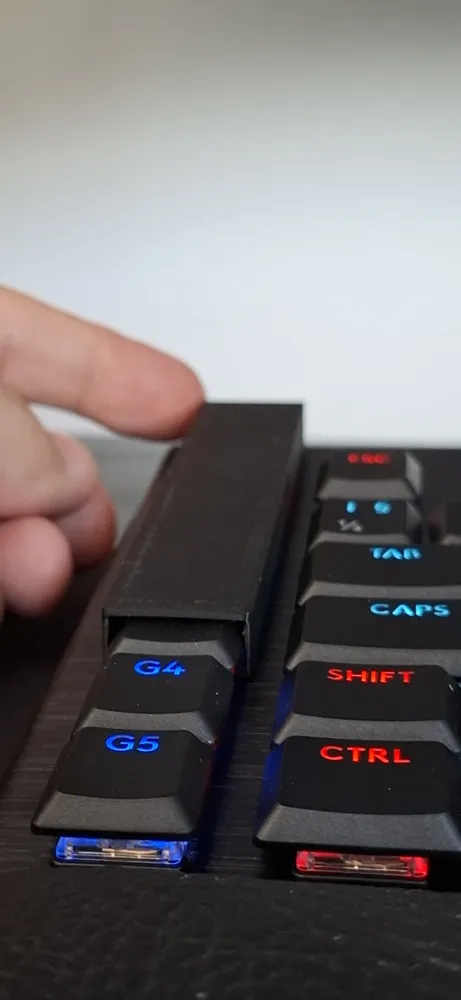 G-buttons cover for Logitech 915 X keyboard - Free 3D Print Model ...