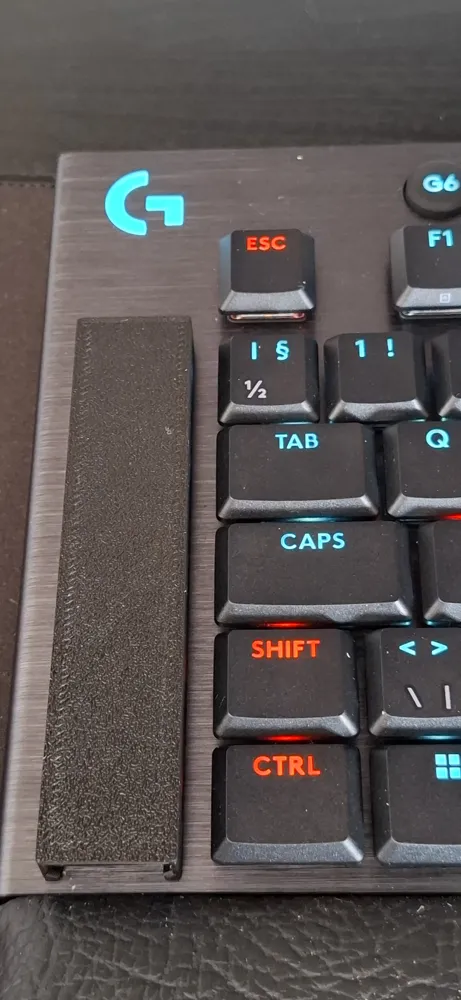 G-buttons cover for Logitech 915 X keyboard - Free 3D Print Model ...