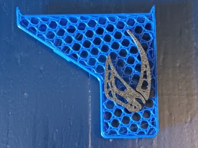 Mudhorn Hex Poop Chute Cover P1P/P1S/X1C