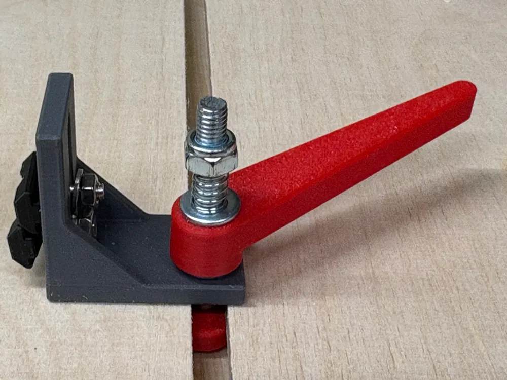 Spring-Loaded Quick Release Lever for T Track - Free 3D Print Model ...