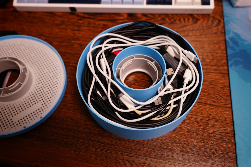 Official Spool Storage Box (with customizable dividers) - Free 3D Print ...