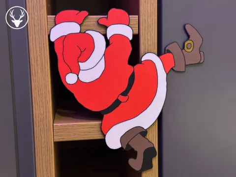 Santa Shelf Decoration view 2