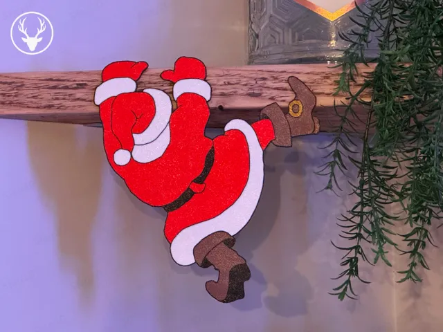 Santa Shelf Decoration
